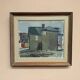 Original Swedish Oil on Canvas – “Sage House” by Gustav‑Adolf Johansson – Signed – Vintage & Framed