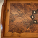 Marquetry and mother-of-pearl tray