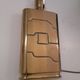Brutalist brass lamp base Regina made in Italy.