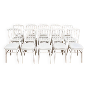 suite de 10 chaises Napoléon - iii