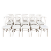 Set of 10 Napoleon III chairs