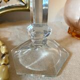 Glass candle holder