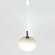 Ball Shaped Beige Pendant Lamp, Sweden - 1950s