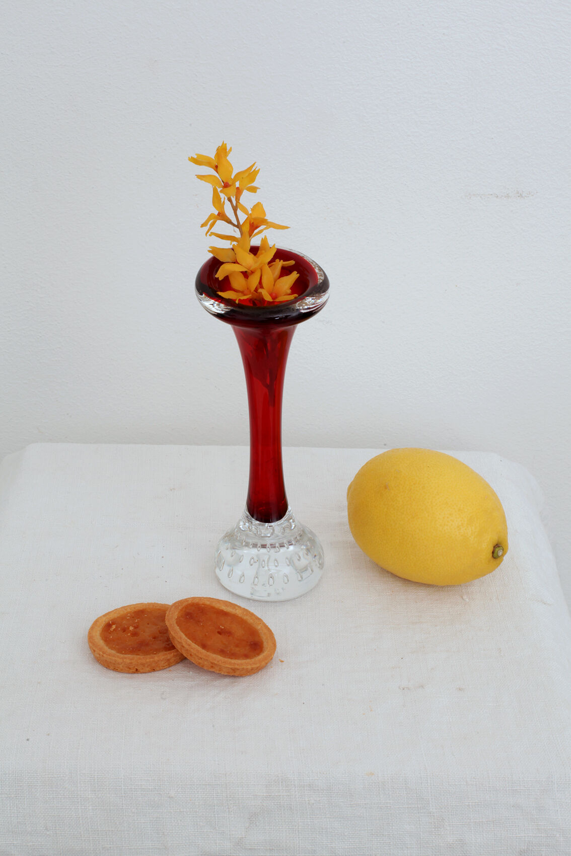 Scandinavian vase aseda red 1960