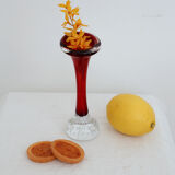 Scandinavian vase aseda red 1960
