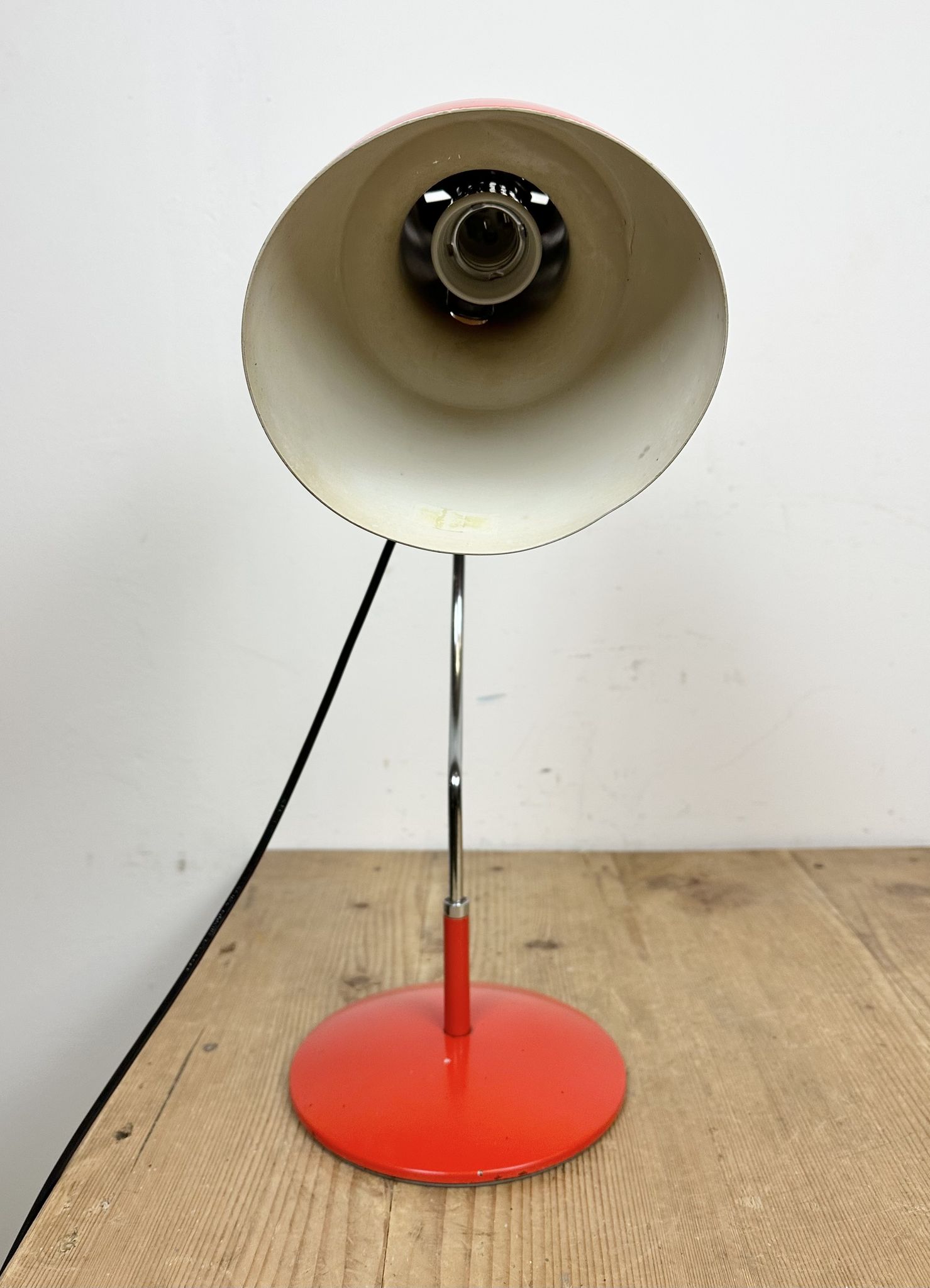 Red Table Lamp by Josef Hurka for Napako, 1960s