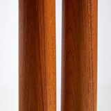 Restored teak dining table, set of 3 (mk9978)