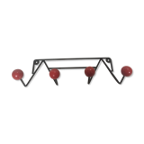 Coat rack red ball