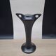 Black ceramic vase 1696