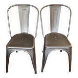 Set of 2 authentic tolix chairs