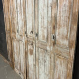 Old shutters in patinated chene