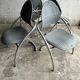 4 chaises postmodernes italiennes Gazzaro