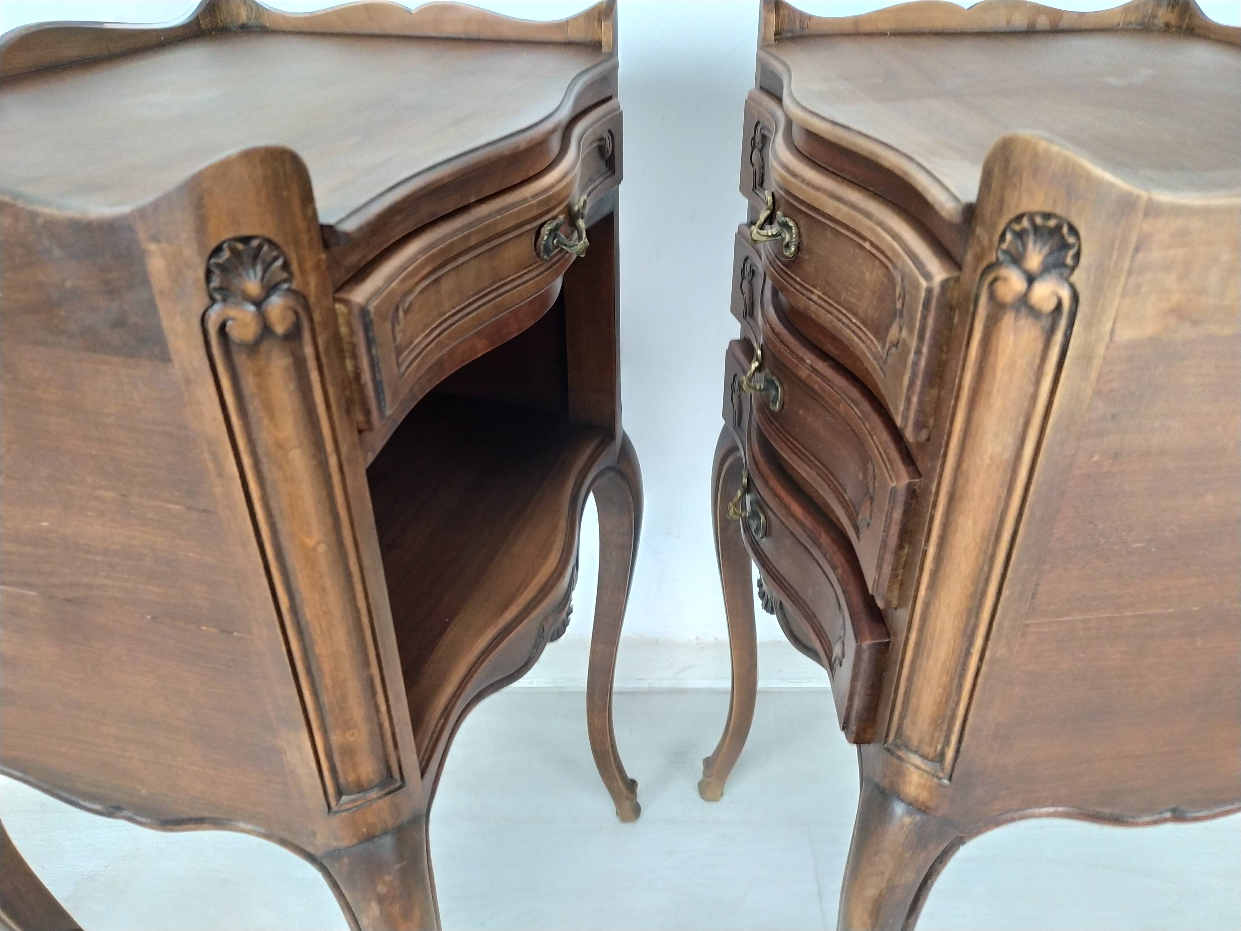 Pair of Louis XV bedside tables
