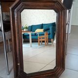 Octagonal mirror 73x48cm