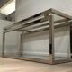 Large chrome console