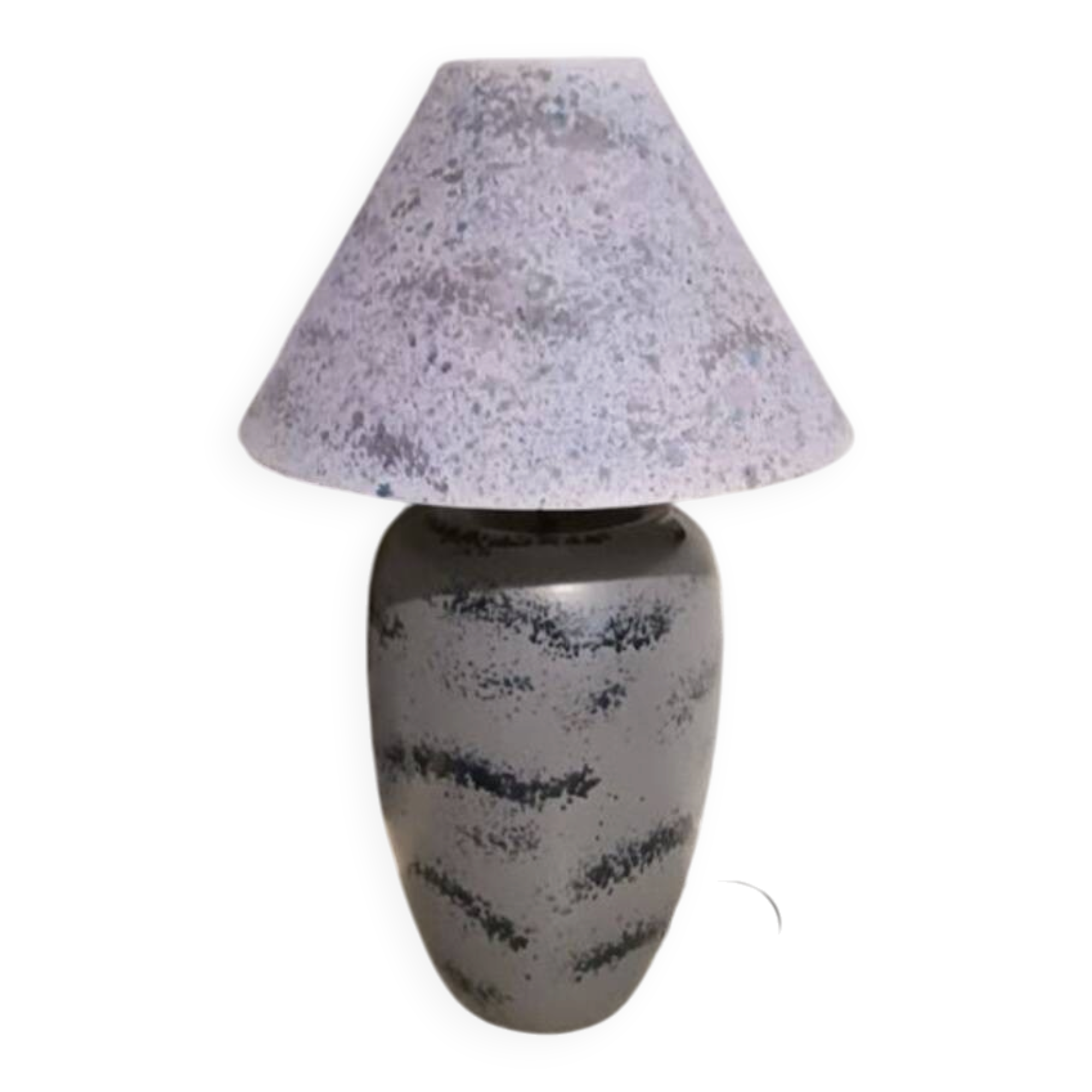Exceptional XL Lamp Yves Halard Paris - Vintage Ceramic - 75cm