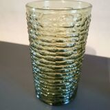 Vintage green anchor hocking soreno iced tea glass