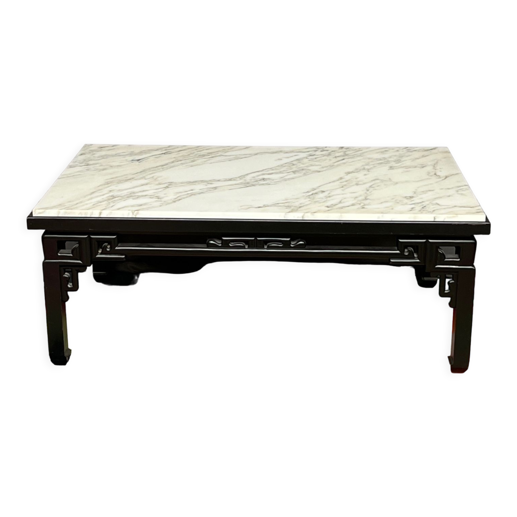 Chinese coffee table with marble top