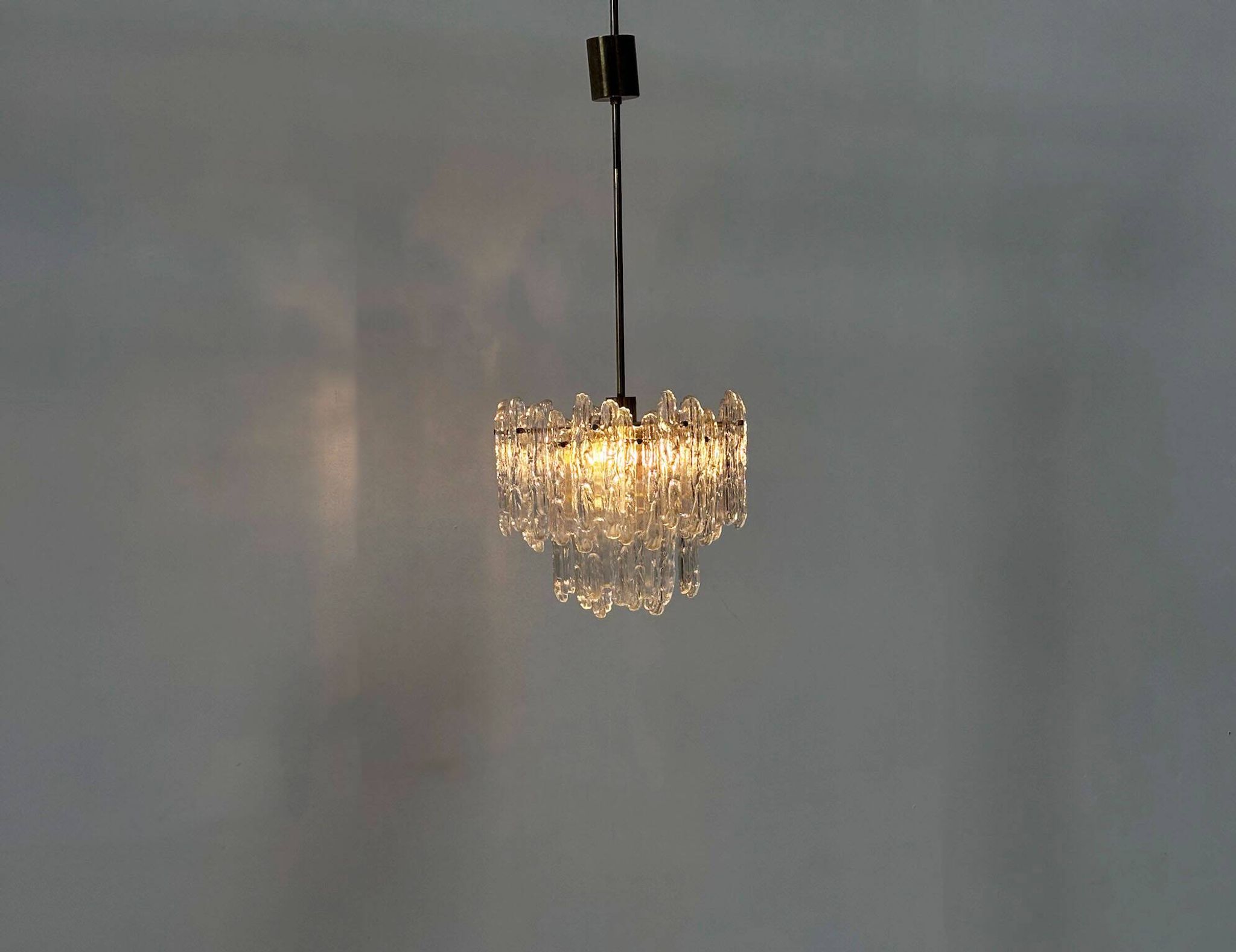 Chandelier en verre Kinkeldey