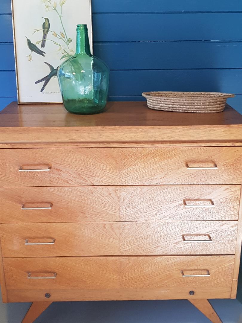 Commode 4 tiroirs années 60