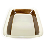 Vintage Scandinavian Rörstrand Forma Dish - 70s-80s - Beige and Chocolate