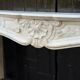 Louis XV style Carrara marble fireplace circa 1880