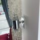 Applique vintage verre et chrome