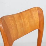 Niels Koefoed for Hornslet, 4 chairs / dining chairs, model '177', teak, 1960s, Denmark.