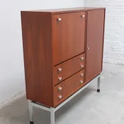 Belgian modernist bar cabinet by Werner Wölfers for V-Form, 1965