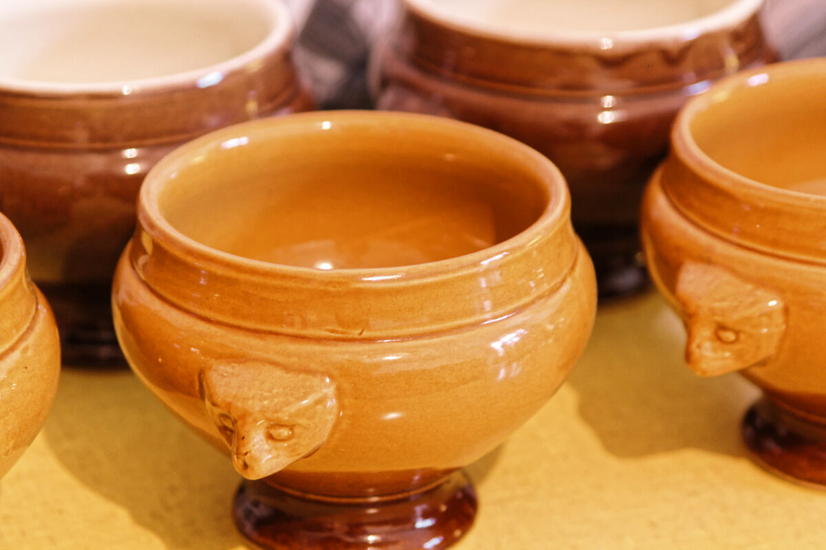 Set of 7 bear head bowls