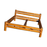 Bamboo rattan bed
