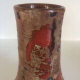 Brutalist vase with dripping decoration