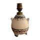 Pied de lampe tripode céramique vintage