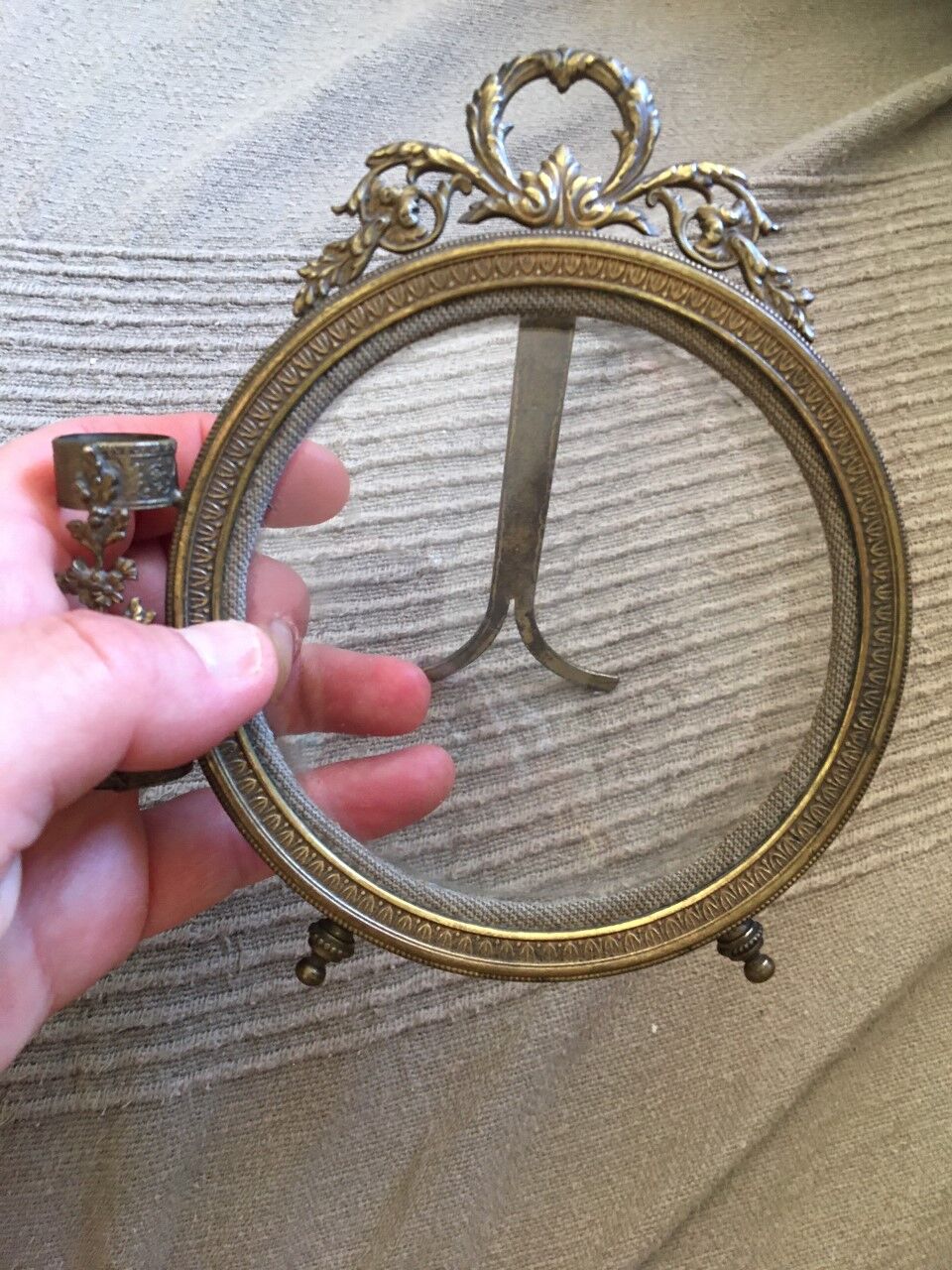 Former rare brass frame