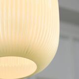 Mid-Century Italian Brass and Glass Pendant Lamp