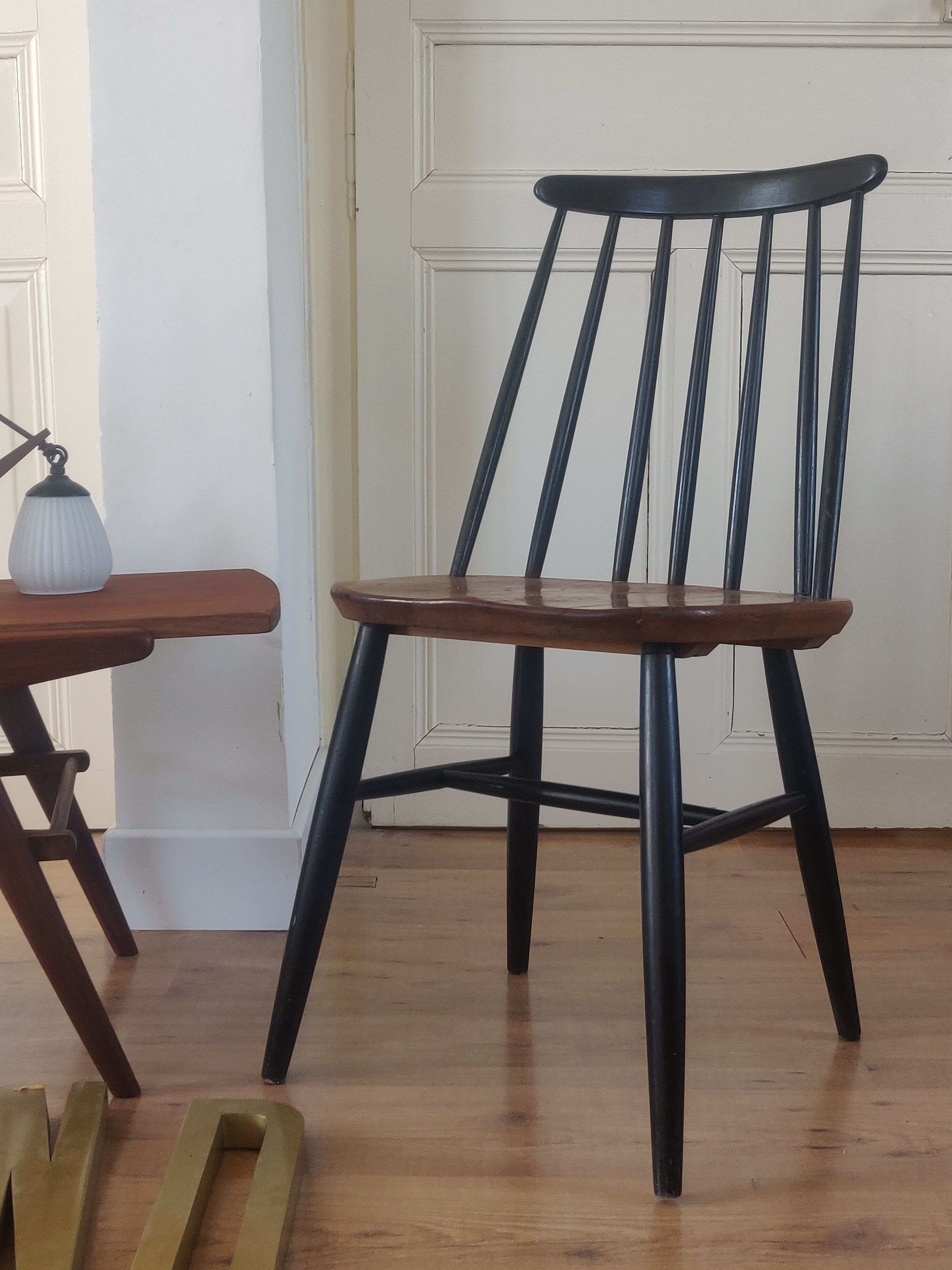 Chair sitting in solid