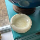 Vintage white marble ashtray