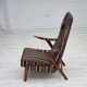 1960s, Swedish armchair, furniture wool fabric, oak wood, teak wood.