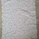 Housse de coussin crème broderies fleurs