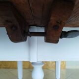 Renovated oak folding table