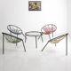 Lot de 4 chaises toile d'araignée par Hoffer, 1958