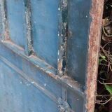 Solid gate, garden iron, H227x110cm, old, exterior door