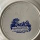Set of 6 small plates in earthenware from Sarreguemines France, model "Romantic"