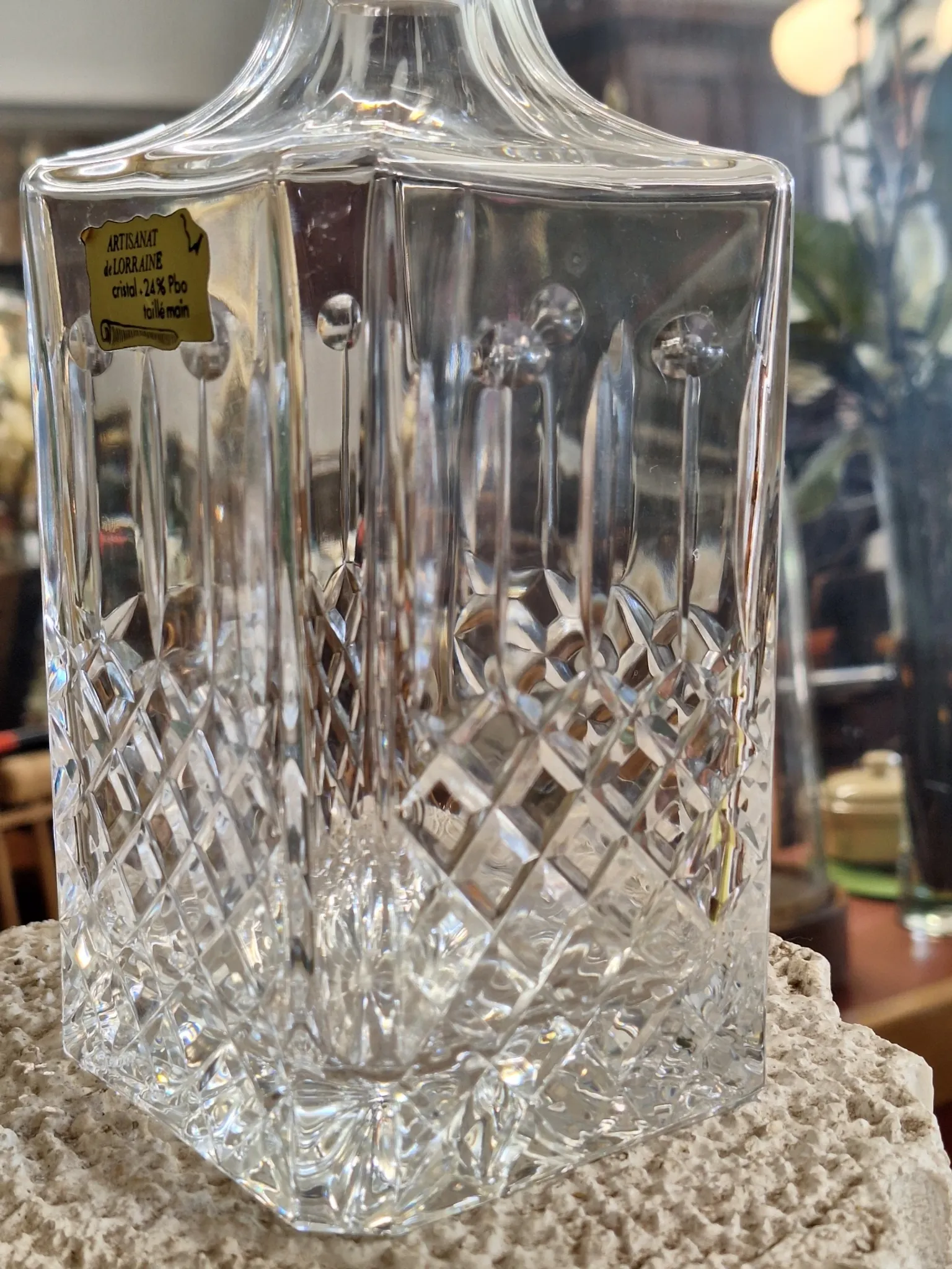 Carafe à whisky en cristal