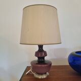Danish Glass Table Lamp from Holmegaard 1960s