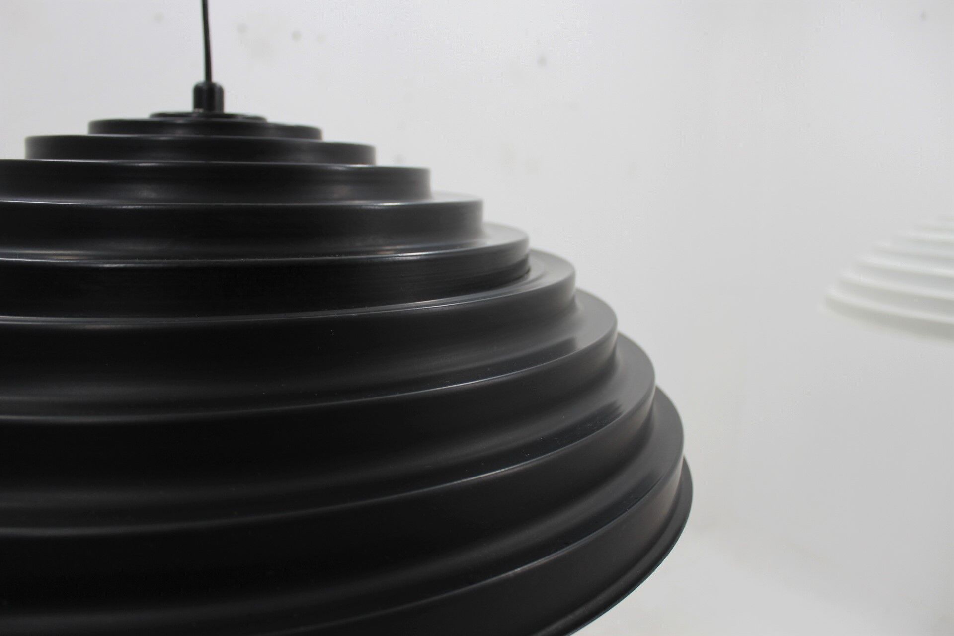 Set of 2 vintage hanging lamps Martinelli 1970s