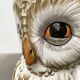 Porte-parapluie hibou en céramique italienne vintage