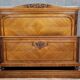 Art Deco period centre bed in marquetry circa 1930-1940