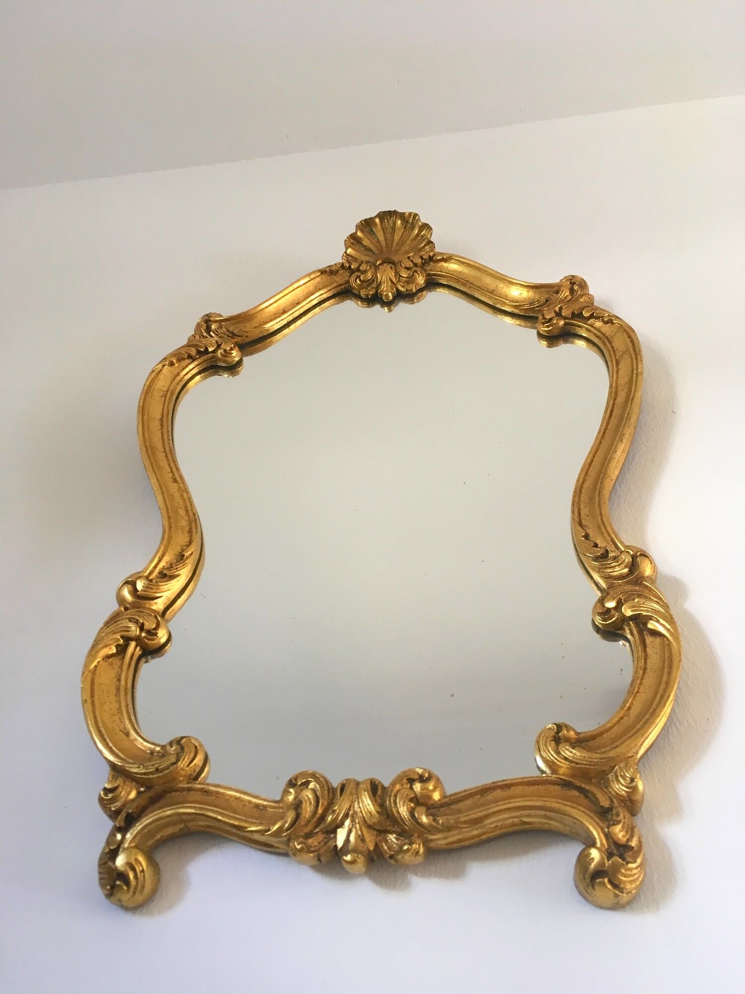 Miroir style Louis XV vintage années 50 48x77cm