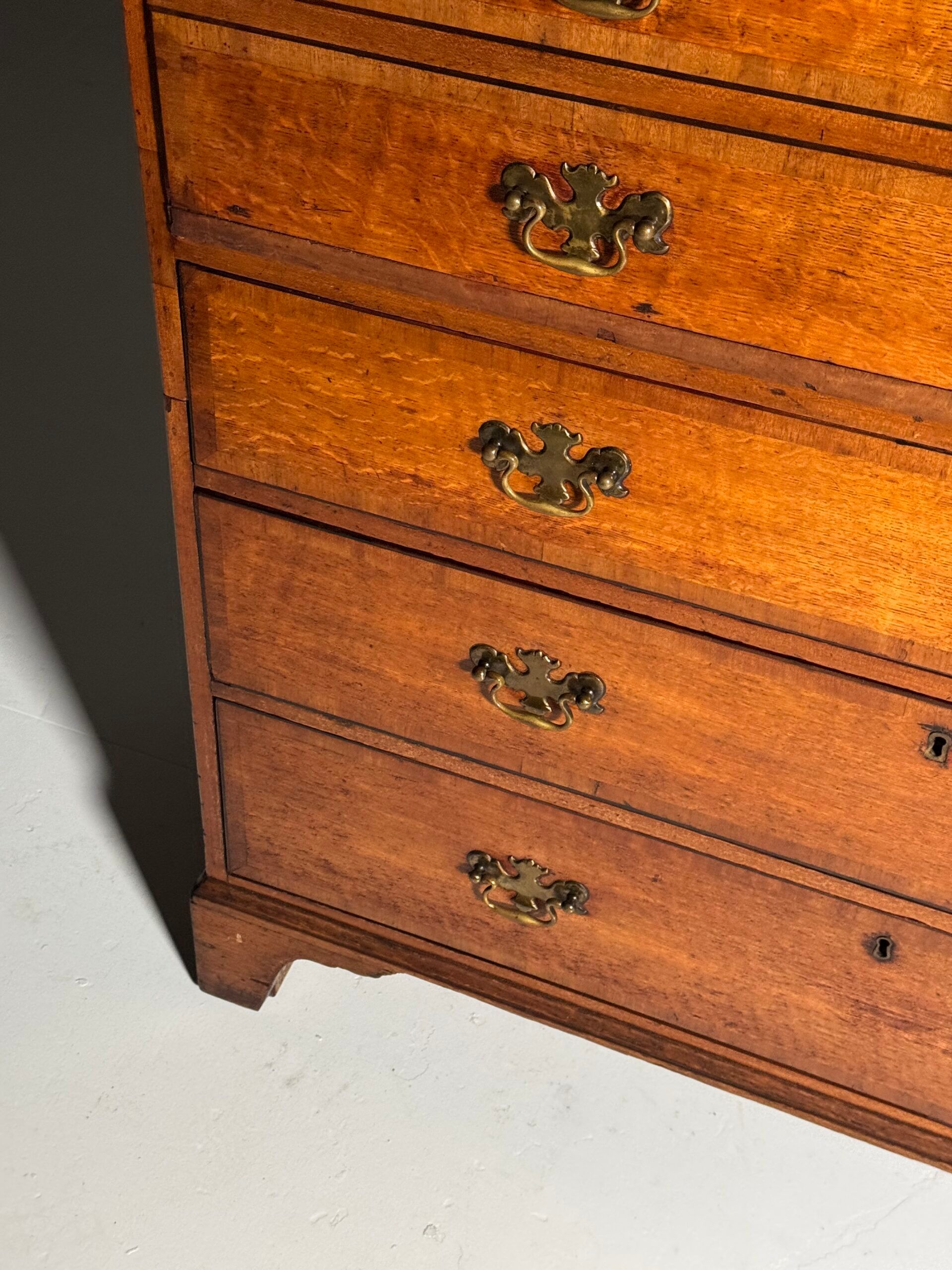 Bureau bibliothèque anglais vers 1800